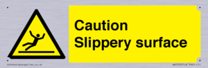 Caution Slippery surface